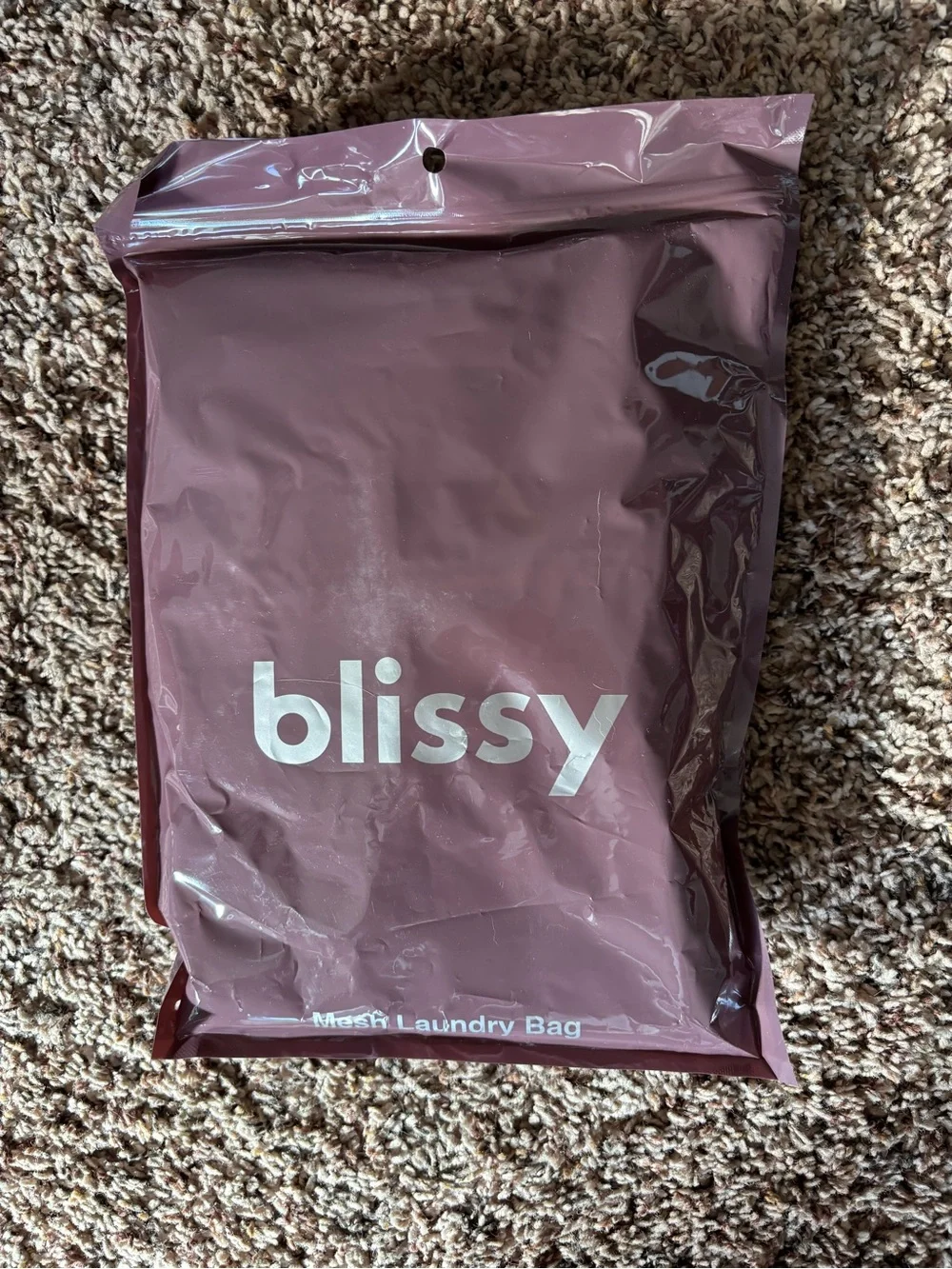 Blissy Mesh Laundry Bag - Mauve 2 pack